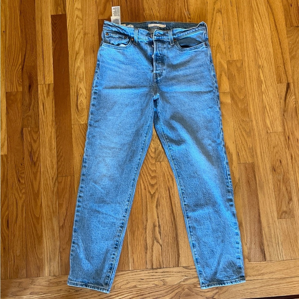 Levi Wedgie Straight High Rise Jeans